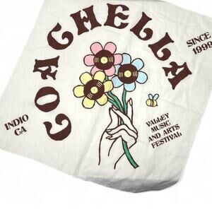 Coachella Handkerchief Indio Ca Valley Music Arts Fabric Square